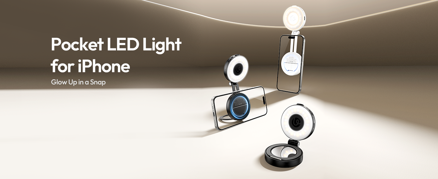 Magnetic selfie lighr