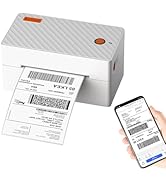 ByteUp Bluetooth Thermal Shipping Label Printer, Wireless 4x6 Shipping Label Printer for Small Bu...