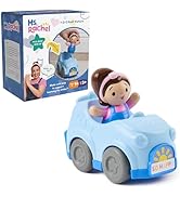 Ms. Rachel 1-2-3 Roll! Vehicle with Click-in Figure &amp; Pull Back Action, Educational Toys &amp; Toddle...
