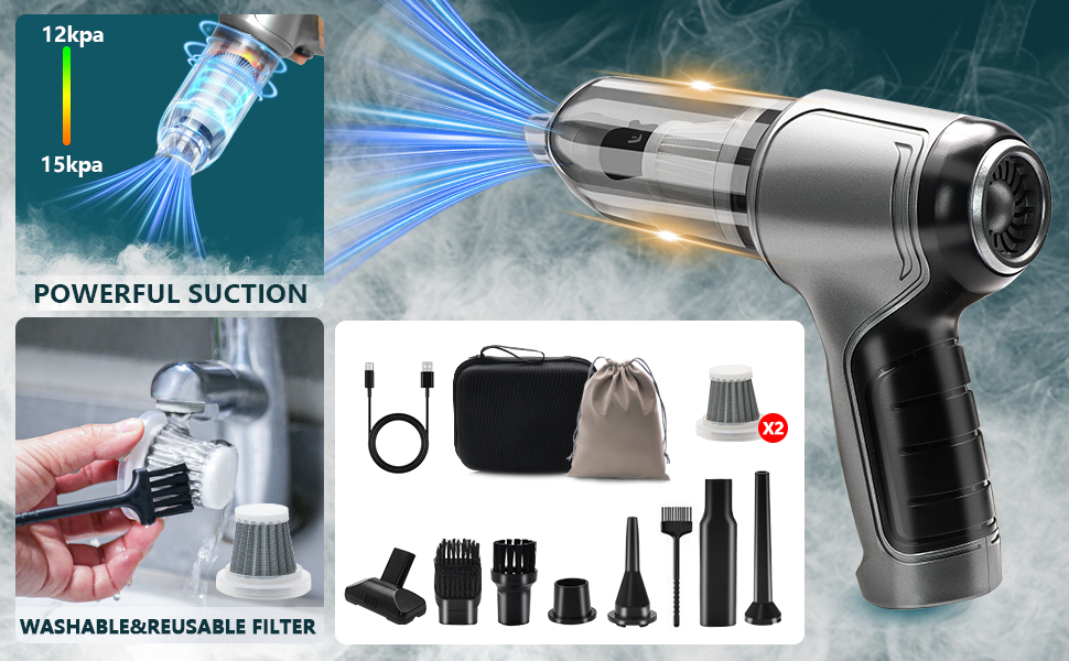 Portable vacuum cleaners