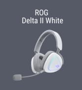 ASUS ROG Delta II Wireless Gaming Headset with Detachable Mic – Tri-Mode (BT, 2.4GHz, 3.5mm), 50m...