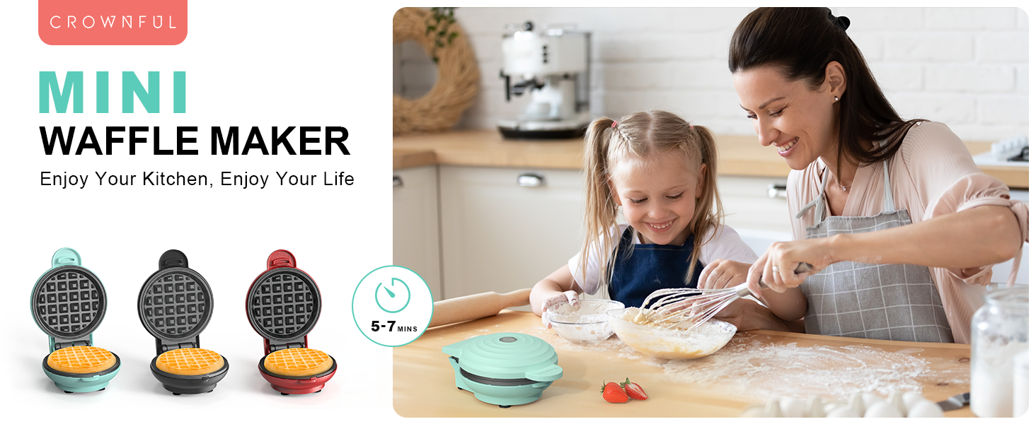 Mini Waffle Maker Machine