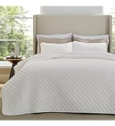 Bedsure Quilts Queen Size - Lightweight Bedspreads Queen Size with Classic Honeycomb Quilting, So...