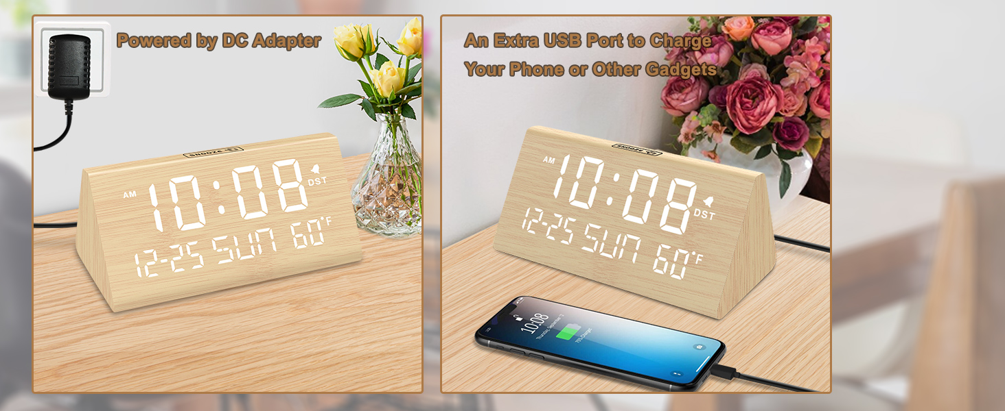 plug in alarm clock