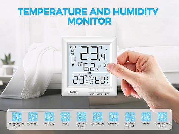 temperature and humidity monitor