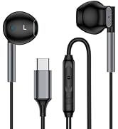 Samsung USB C Wired Earbuds for Galaxy S25 Ultra/S25 FE/S25/S24 Ultra/S24/S23/A16/A17, USB Type C...