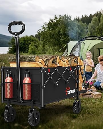 Yozoia 360LBS Heavy-Duty Wagons Carts Foldable