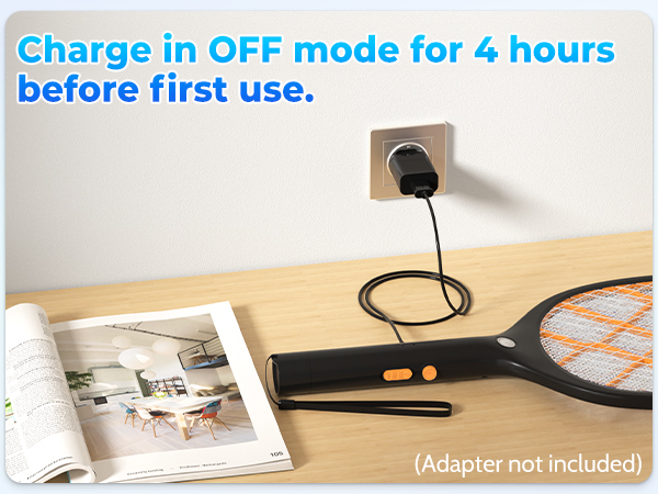 YISSVIC Electric Fly Swatter 4000V Bug Zapper