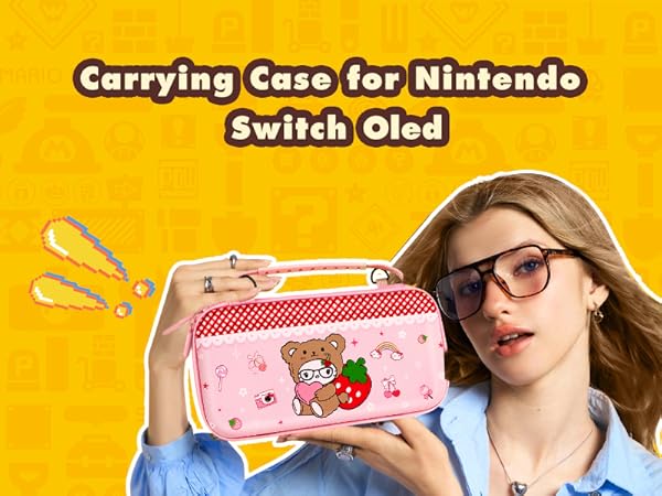 Gurgitat 6in1 Kits Accessories Bundle for Nintendo Switch OLED 2021