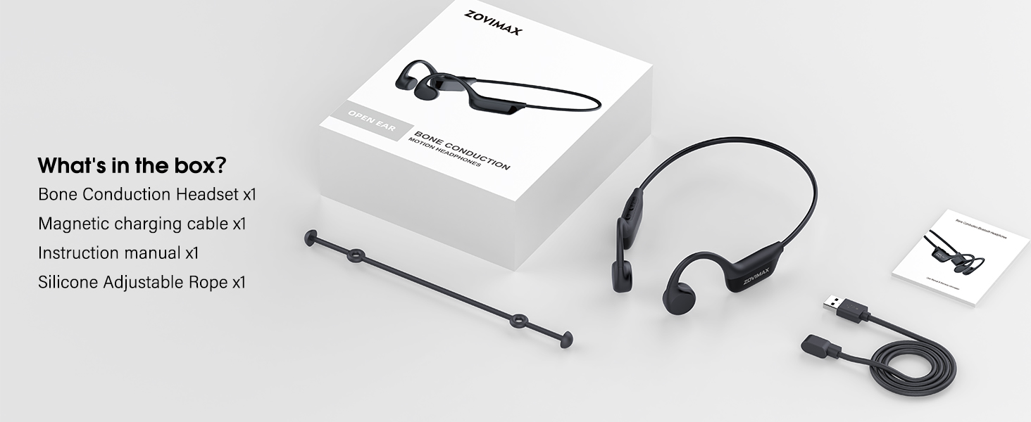 Bone Conduction Headphones Bluetooth 6.0 Earbuds