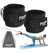 Pixel Panda Fitness Accessories, 3.1 Inch Carabiner Load 800lbs, 4&amp;2 Pack D Handle Cable Attachment