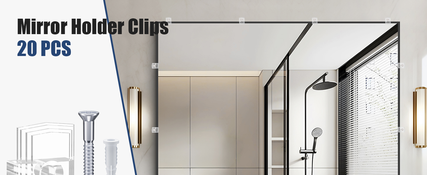 Mirror Holder Clips