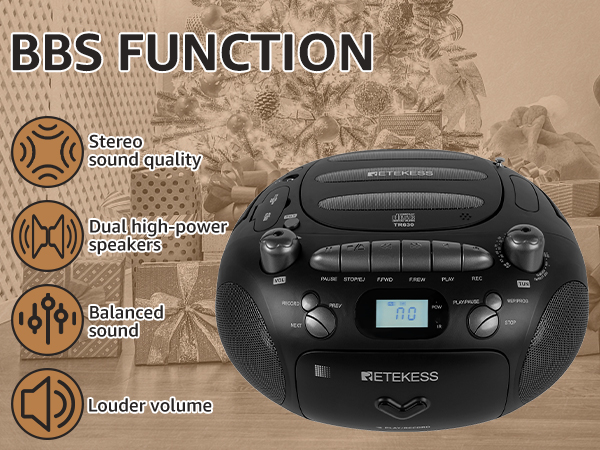 portable cassette player