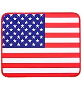 cimetech Premium USA Flag Mouse Pad - Enhanced Precision for Gaming and Work | Non-Slip, Stitched...