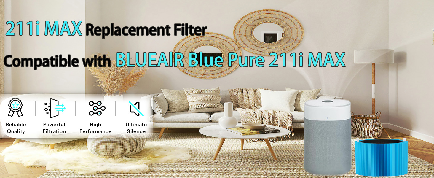 Selfgurher 2 Pack 211i Max AllergenBlock Replacement Filter 