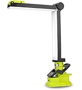 YEX-BUR 30W 2400LM LED Work Light for Ryobi 18V ONE + Li-ion NiCd NiMh Battery Clip on Light Fold...