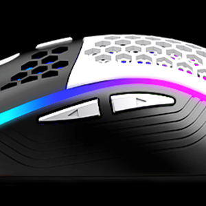 Abstract technological design featuring curved lines and geometric patterns in black, blue, and purple colors.