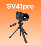 SVBONY SV41Pro 80mm Mak Spotting Scope, Compact Spotter Scope, 28-84X Zoom Eyepiece, 1.8kg Lightw...
