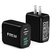 2Pack USB C Charger Block for iPhone 15, 40W Fast iPhone USB C Wall Charger 4-Port PD Power Adapt...