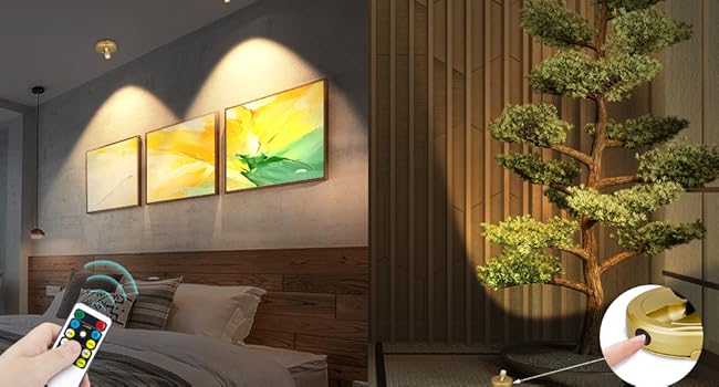 led spotlight picture light painting light puck light for plants indoor