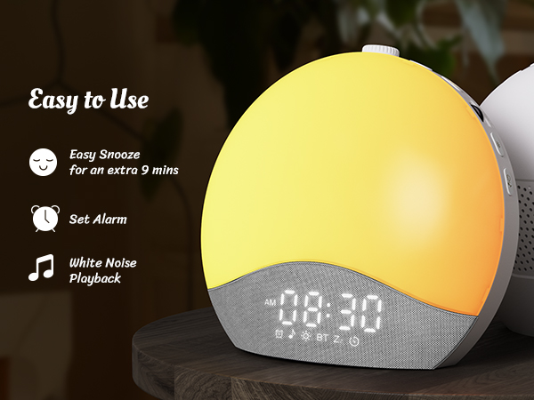 light alarm clock sunrise