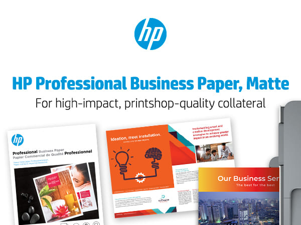 hp professional business paper matte print-shop quality
