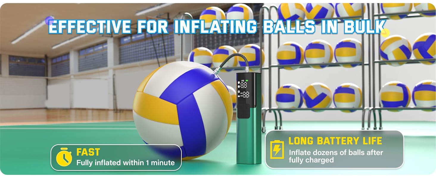 ball pump for sports ball