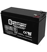 ML7-12 - 12 Volt 7.2 AH, F1 Terminal, Rechargeable SLA AGM Battery
