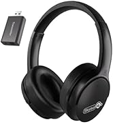 Skyaudio Wireless Headphones for TV, TV Headphones Wireless for Seniors with USB Transmitter,Over...