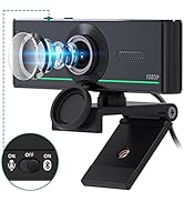 Gsou Bluetooth Webcam,Wireless Connect Bluetooth Headset/Earphones/Speakerphone/Speaker,Streaming...
