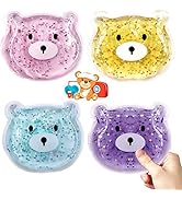 Boo Boo Hot Cold Ice Packs for Pain Relief, Reusable Gel Pack for Kids Injuries, Fever, Wisdom Te...