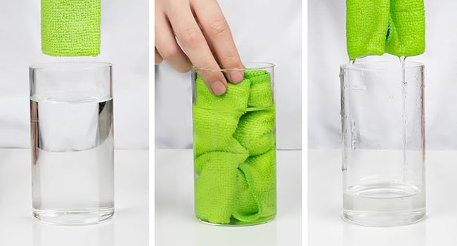 MR.SIGA Absorbent microfiber dishcloths
