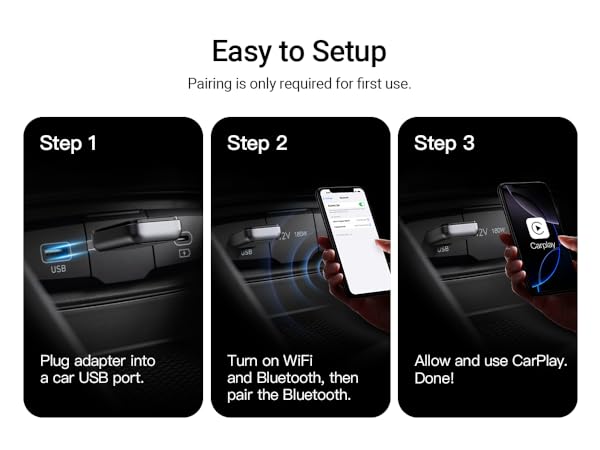 wireless carplay adapter for iphone