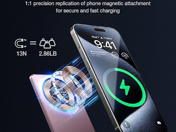 wireless power bank battery charger phone portable wireless charger magnetic power bank for iphone