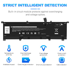 15-9575-D2801TS D1805TS D2605TS D1605TS i5-8305G i7-8705G P73F P73F001 TMFYT 0TMFYT 08N0T7 battery
