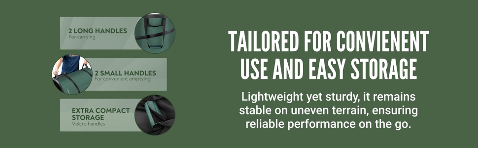 Tailored for convienent use and easy storage