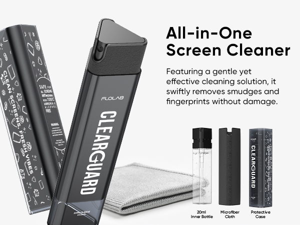 FLOLAB Clear Guard screen cleaner 20 ml Grey