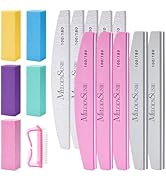 MelodySusie 16Pcs Professional Nail Buffer Kit,Nail Files and Buffers,Nail Buffer Block,Nail Brus...