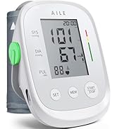 Blood Pressure Monitor,AILE blood pressure machine Upper Arm Large Cuff(8.7