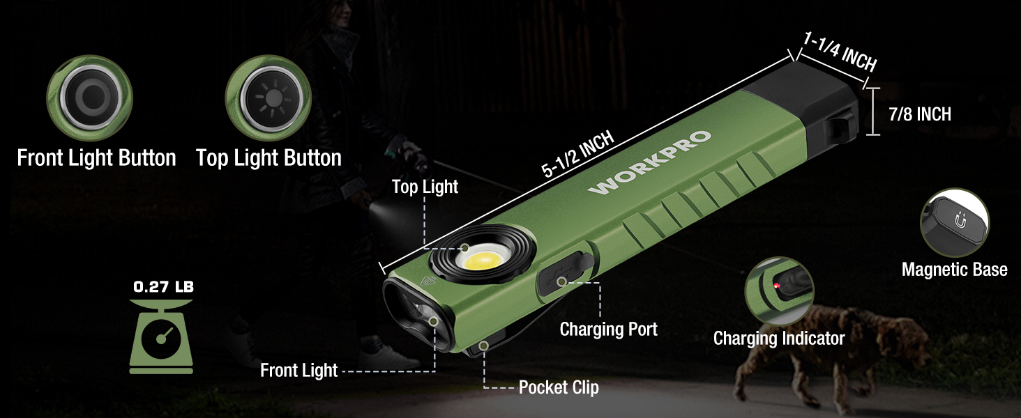 Rechargeable EDC Flashlight