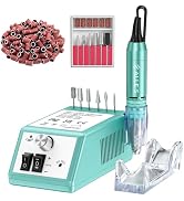 Professional Nail Drill Machine 30000 RPM Efile Electric Nail Filer Kit for Finger Toe Nails, Acr...