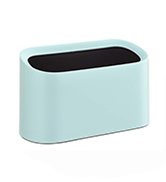 SUBEKYU 0.4 Gal Mini Countertop Trash Can, Small Desktop Garbage Can for Office, Tiny Wastebasket...