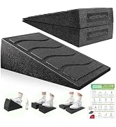 Slant Board for Calf Stretching, 5 Adjustable Angles Incline Board for Squat Wedge, 480 lbs Weigh...