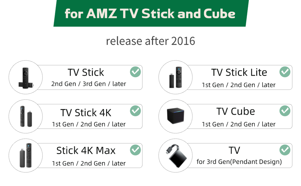 for TV Stick and Cube