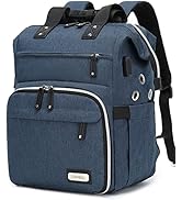 Crochet Backpack,Knitting Bag Backpack Yarn Storage Organizer Travel Crochet Bag with USB Chargin...