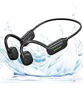 IHAO Swimming Headphones True Bone Conduction Open Ear Headset MP3 Player Built-in 32G Memory IP6...