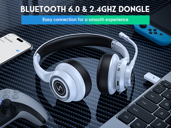 Wireless Headsets with Microphone