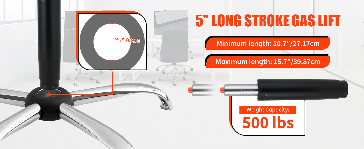 5&amp;#34; Long Stroke Gas Lift