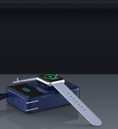 4-in-1 Portable Charger With Built-in Wall Plug&amp;USB-C Cables