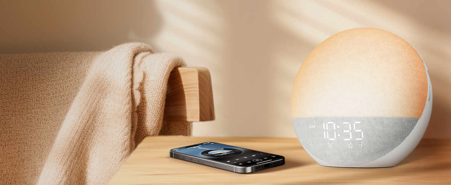 sunrise alarm clock wake up light